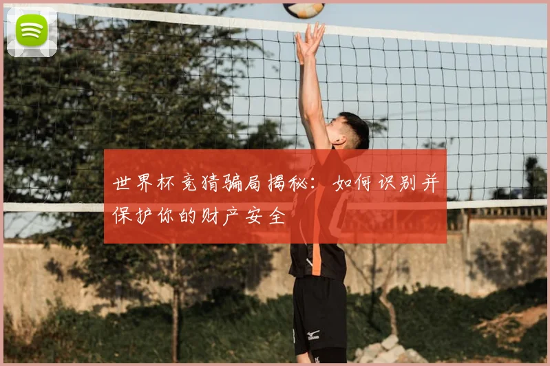 世界杯竞猜骗局揭秘：如何识别并保护你的财产安全